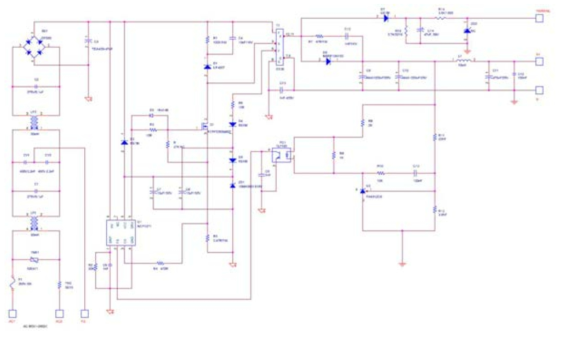 파워보드 AC-DC 컨버터 회로도