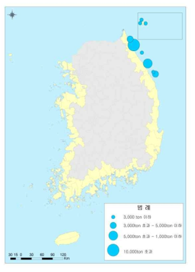 해양심층수 분포도