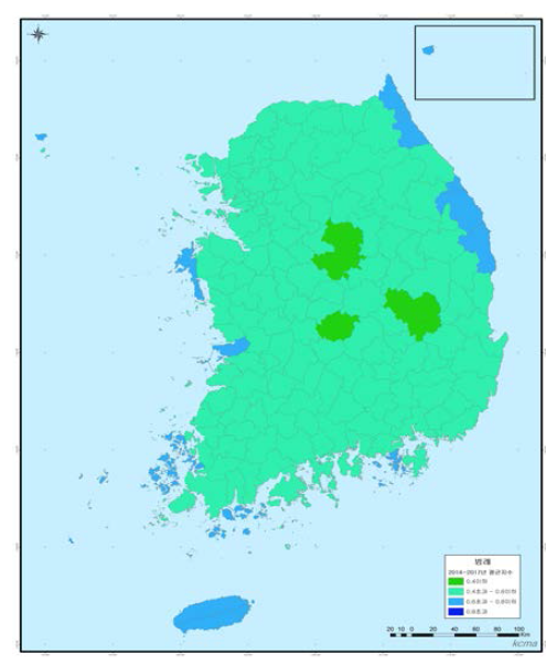 소나무 꽃가루농도위험지수