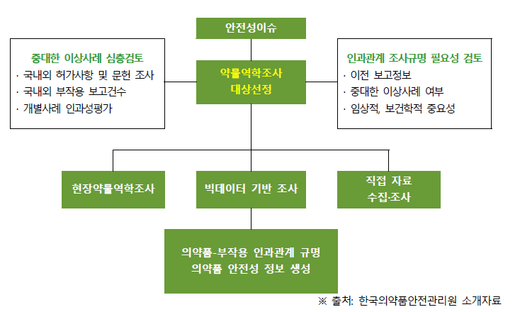 약물역학조사 수행체계