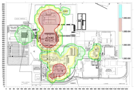 위험도 기반 화학플랜트 평면 계획 사례(Risk based design of chemical plants)