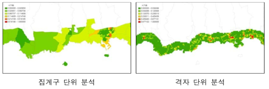 최근 10년간 시가화지역 비교