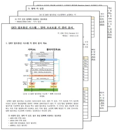 양자 프로토콜 키 관리 문서