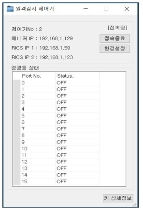 원격감시제어 시스템 클라이언트 프로그램