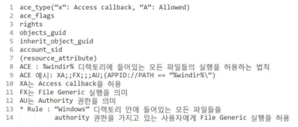 AppLocker의 Attribute-based rule로 정의된 규칙