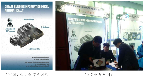 한국건축친환경설비학회 기업체 전시 홍보 자료 및 현장 부스 사진