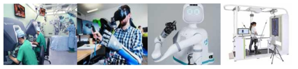 디지털 헬스케어 기반 로봇(다빈치,의지보조기,자율주행,재활로봇) 자료 : CBinsight