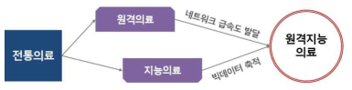 전통의료에서 원격지능의료로의 발전과정