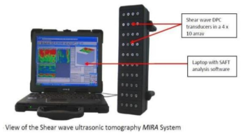 초음파 토모그래피 탐사 장비(MIRA System)
