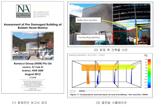 화재진단 보고서 예 (호주)