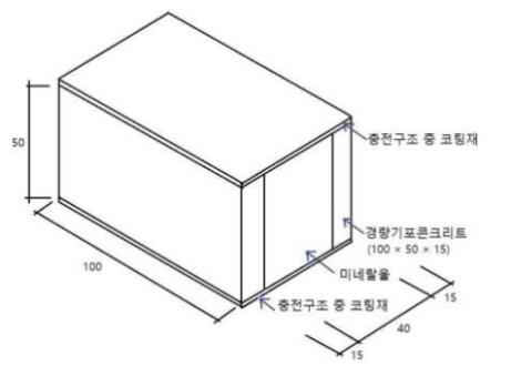 진동시험 시험체 사양