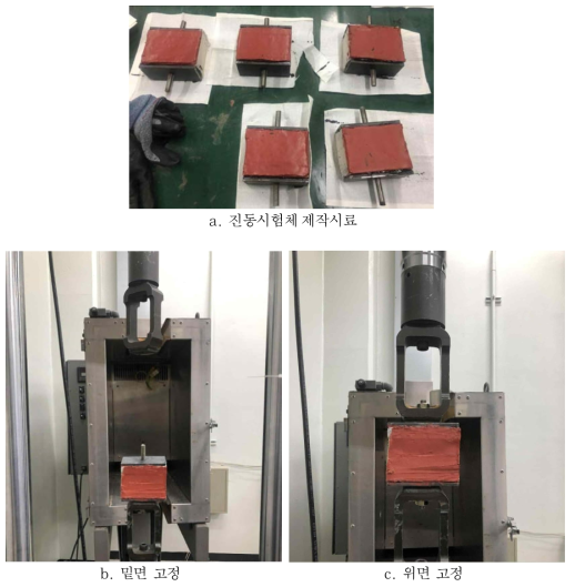 진동시험체 제작시료