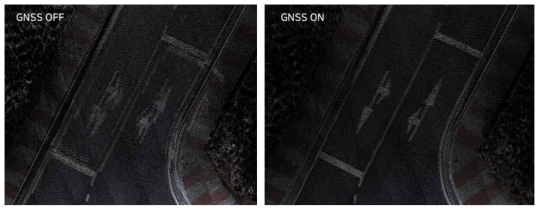 GNSS 차폐로 인한 정밀도 및 절대 위치정확도 감소