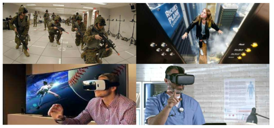 다양한 분야에서 적용된 VR 기술