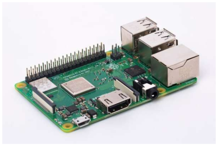 Raspberry Pi 3 B+ (이미지출처: https://www.raspberrypi.org/products/raspberry-pi-3-model-b-plus/)