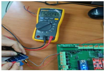 디지털릴레이 5.0V 공급전원 확인