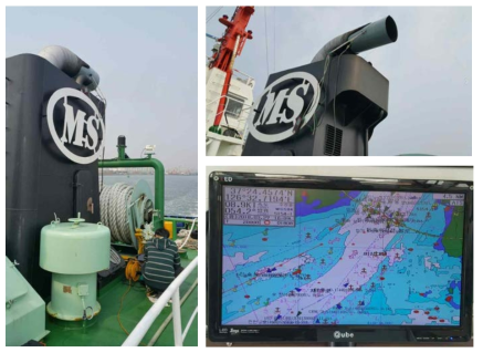 1 MW급 선박엔진 배가스 농도 측정