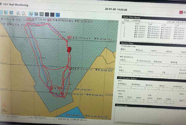 제3자 입회 선속 및 180mile 운항 루트