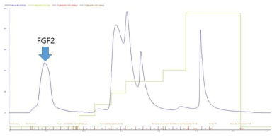 hFGF2 ion-exchange chromatogram