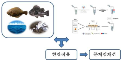 대상 시료에 대한 면역선택여과법의 현장적용