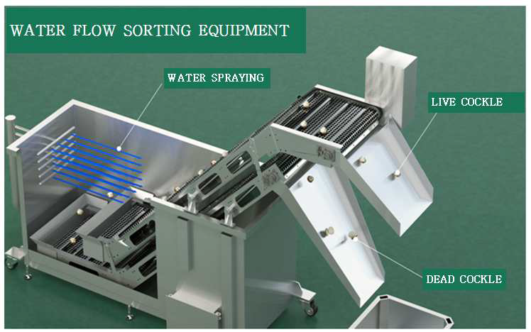 3D Model of water flow sorting equipment