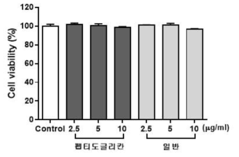 면역유도 홍거시와 일반 홍거시 세포내 독성 검토