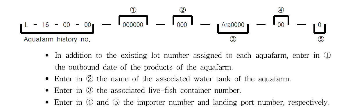 Final lot number management