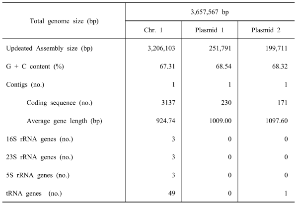 General features of Paracoccus haeundaensis draft genome