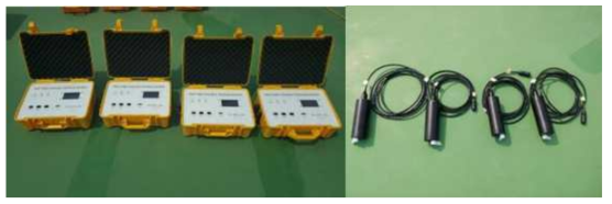 적조 음향탐지 시스템 및 센서, 음향 강도 측정 장비