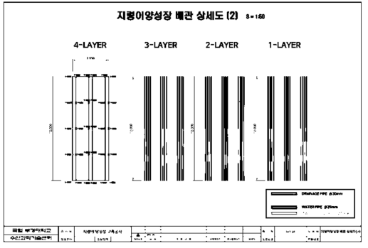 지렁이 양성장 배관 상세도(2)