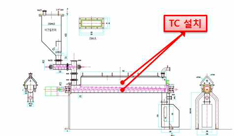 연속식 열분해 반응시스템 도면 (3차)