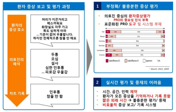 전통적인 PRO 평가 과정 및 한계