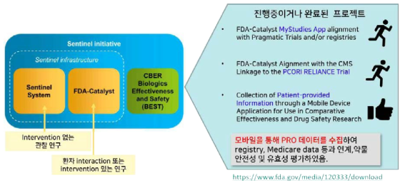 FDA-CATALYST Program 개요 및 진행 중이거나 완료된 프로젝트 목록