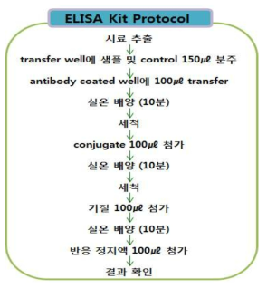 ELISA 키트 사용방법 (예시)