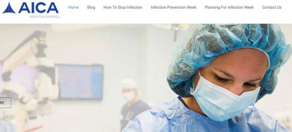 호주 뉴질랜드 Australian Infection Control Association (AICA)의 웹사이트