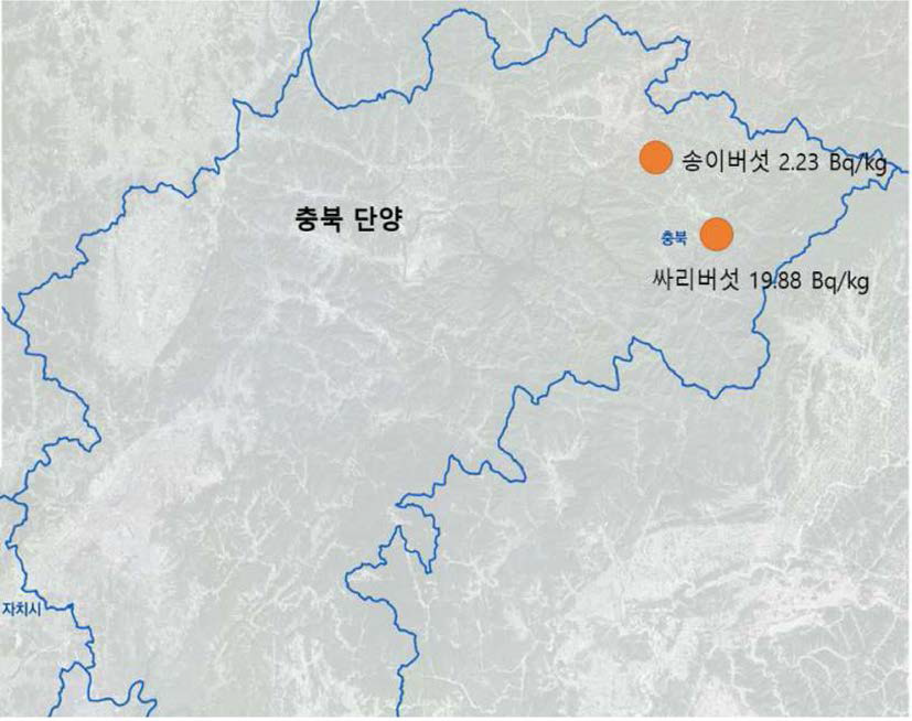 충북 단양 지역