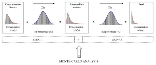 확률분포 모델에 대한 Monte-carlo 시뮬레이션 과정