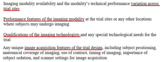 2018 FDA 임상시험 영상 가이드라인: 영상 획득의 질관리 및 표준화