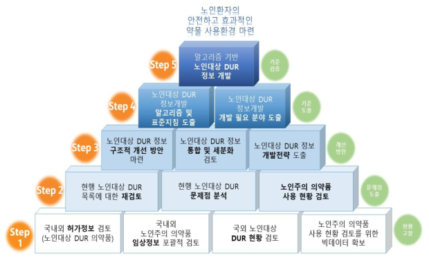 총괄연구개발 내용의 모식도