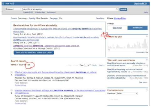 Pubmed Search를 통한 관련 문헌 조사