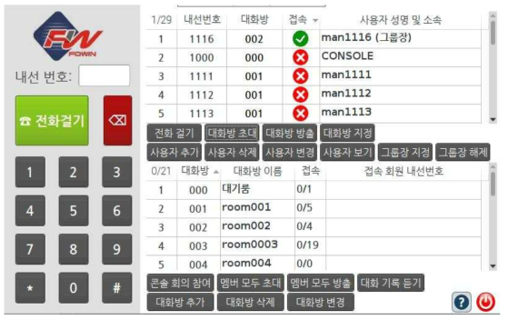 통신 서버 최종 Main Frame