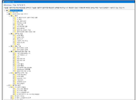 IIS(인터넷 정보 서비스) 설치