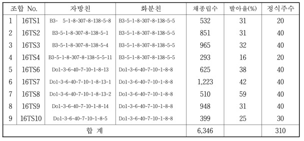 종자번식 딸기 다계교잡 효과 검증을 위한 ‘씨베리’ 모·부본의 근친교배 조합