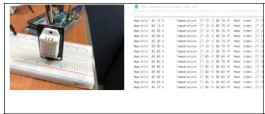 온·습도센서(DHT22) 테스트