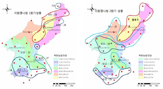 이화명나방 발생시기 추정