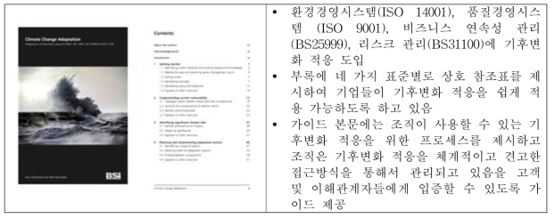 Climate Change Adaptation Adapting to Climate Risks Using ISO 9001, ISO 14001, BS 25999 and BS 31100