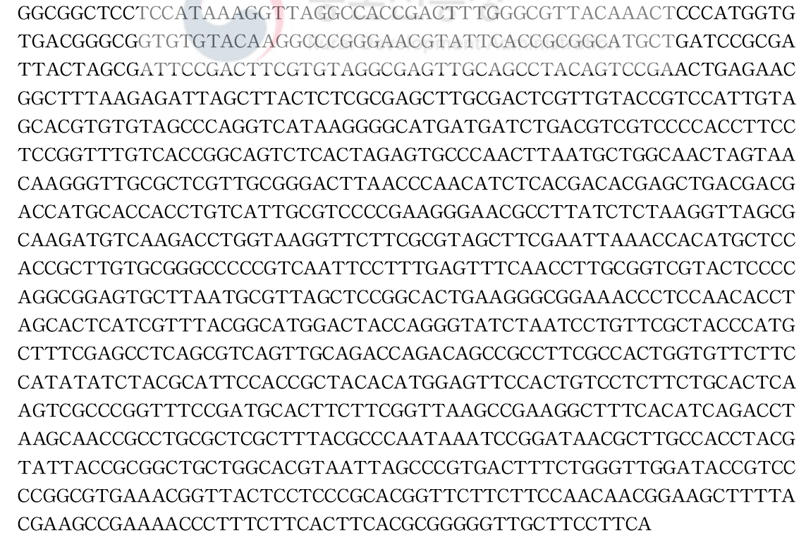 16S rRNA sequence of DB2