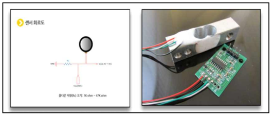 로드셀 센서 회로도