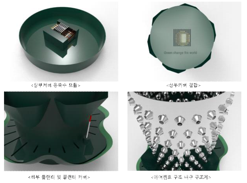 타워형 에코플랜터 2차 디자인 디테일