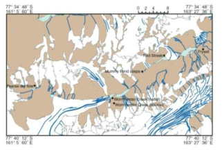 맥머도 드라이밸리 근처에서 누출수를 채취한 연구(Harris et al., 2007)